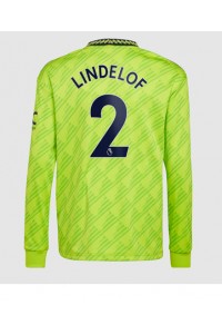 Fotbalové Dres Manchester United Victor Lindelof #2 Třetí Oblečení 2022-23 Dlouhý Rukáv
